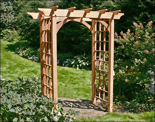 Garden Arbor Designs on Garden Arbors And Trellises