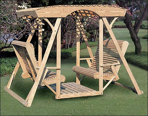 Cedar Porch Swings And Gliders Pictures to pin on Pinterest