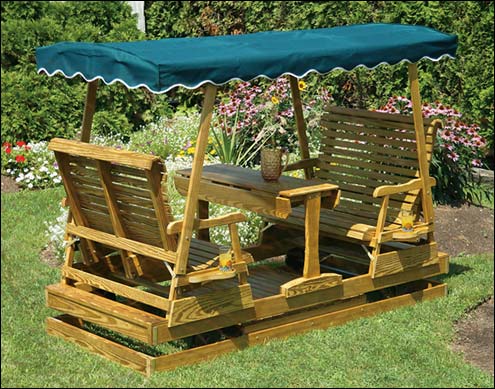 Treated Pine Mesa Glider