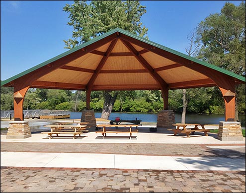 40 Custom Laminated Wood Amphitheater