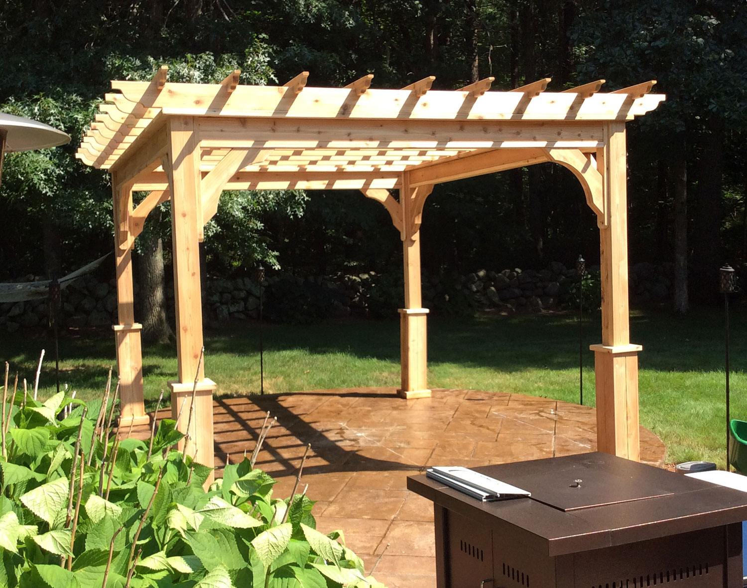 Customer's Photo - 10' x 12' Cedar Belvedere Pergola