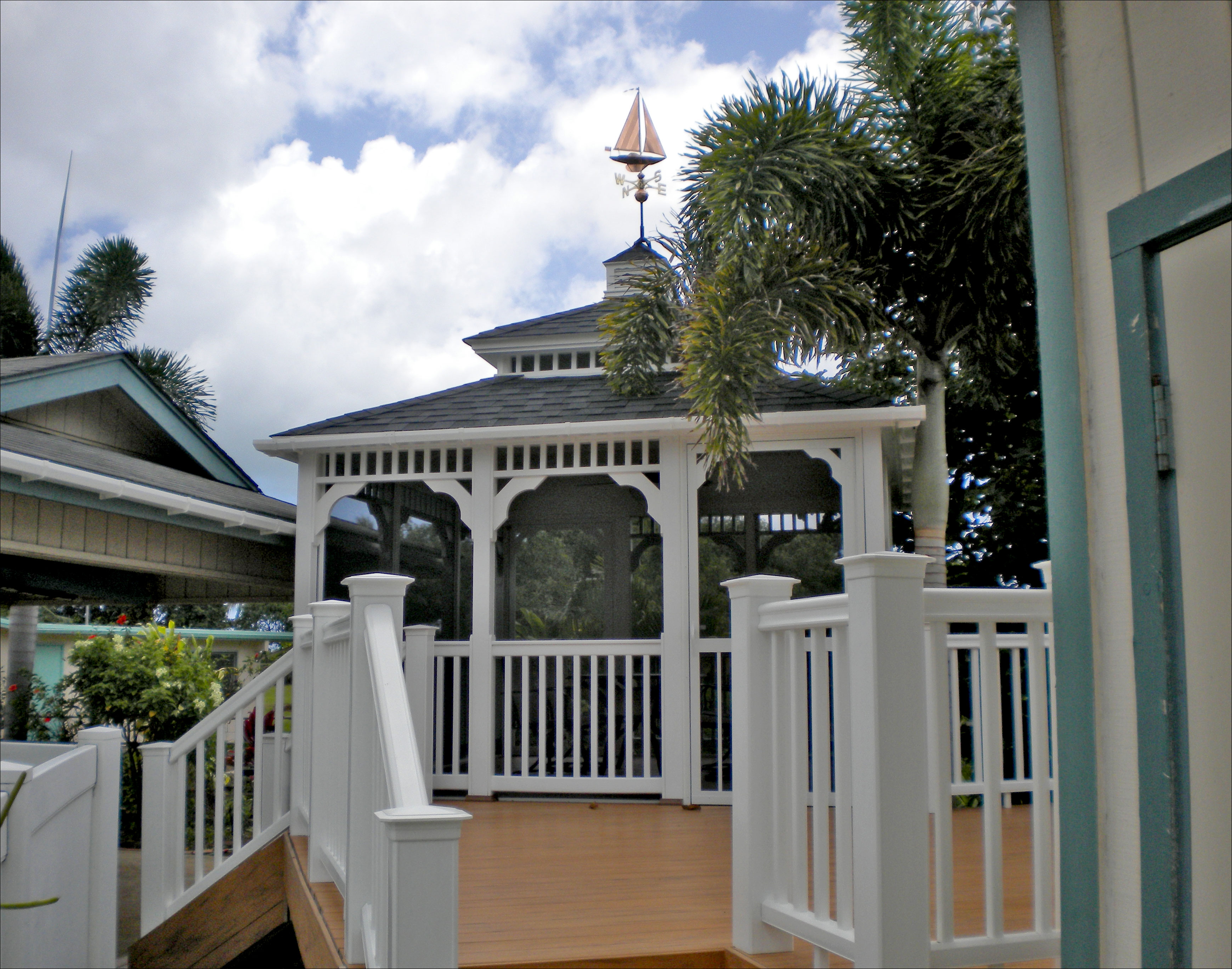 Customer S Photo 12 X 14 Vinyl Rectangular Double Roof