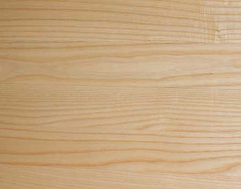 Ash wood shown unstained