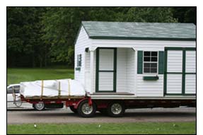 Fully Assembled Storage Shed