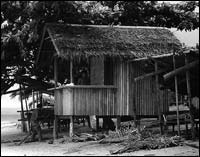 Old beach side Cabana