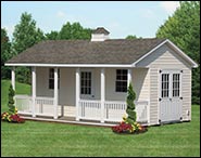 Cabana Style Sheds