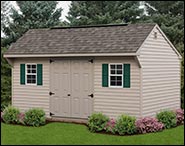 Saltbox Style Sheds