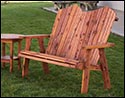 Eastern Red Cedar Loveseat Bench