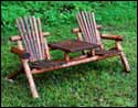 6' White Cedar Stained Tea Set