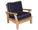 Teak Port Chair w/ Cushions