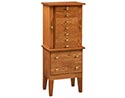 Oak Jewelry Armoire