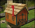 Log House Mailbox