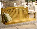 Treated Pine Fanback Porch Swing