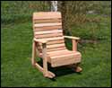 Red Cedar Royal Highback Rocker