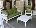 Cypress Mission Sofa w/Sunbrella Cushions