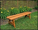 Red Cedar Traditional Bench