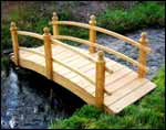 Treated Pine Keira Double Rail Garden Bridge