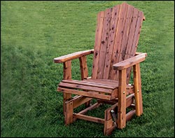 Eastern Red Cedar Glider Chair