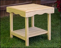 Treated Pine Accent Tables