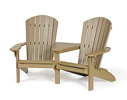 Poly Lumber Adirondack Settee