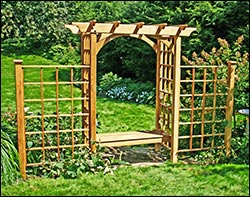 Arbors with Bench(es) Included