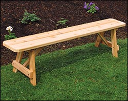 Red Cedar Traditional Bench