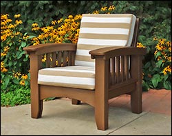 Cypress Mission Chair w/Sunbrella Cushions