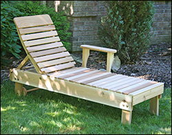 Red Cedar Chaise Lounges