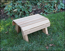 Red Cedar Footstools and Ottomans