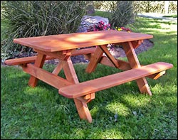 Red Cedar Kid's Picnic Table