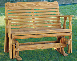 Treated Pine Westchester Glider