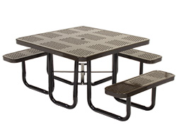 Wheelchair Accessible Square Perforated Table