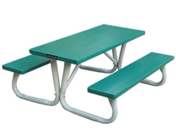 6' Aluminum Folding Kid's Picnic Table