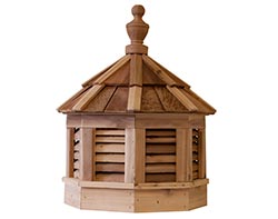 Red Cedar Octagon Cupola