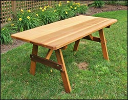 Red Cedar Picnic Table - ONLY