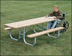 Extra Heavy-Duty Accessible Picnic Table