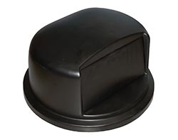 22 & 32 Gallon Black Dome Lid