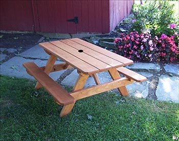 Red Cedar Kids Picnic Table