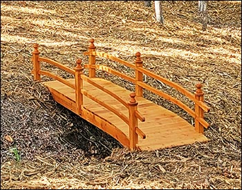Red Cedar Camelot Double Rail Bridge