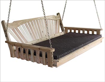 Red Cedar Fanback Swingbed