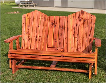  50" Eastern Red Cedar Glider