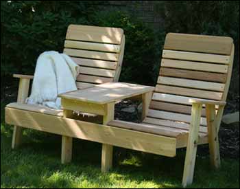 Red Cedar Royal Highback Settee