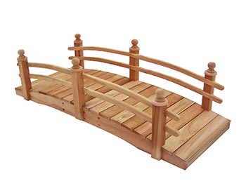 Red Cedar Camelot Double Rail Bridge