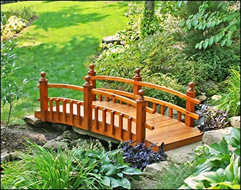 Red Cedar Eden 1/2 Picket Rail Bridge