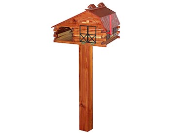 Red Cedar Mailbox Post Sleeve