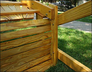 Treated Pine Fanback Patio Chair