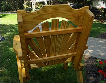 Treated Pine Fanback Patio Chair