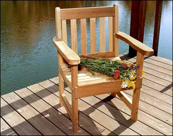 Red Cedar English Garden Patio Chair