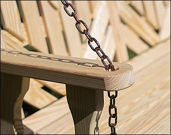 Treated Pine Rollback Porch Swing