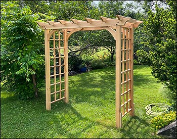 Red Cedar Canterbury Arbor